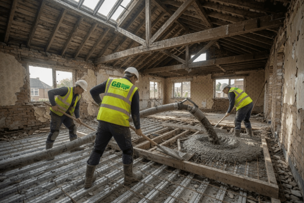 suspended floor concrete