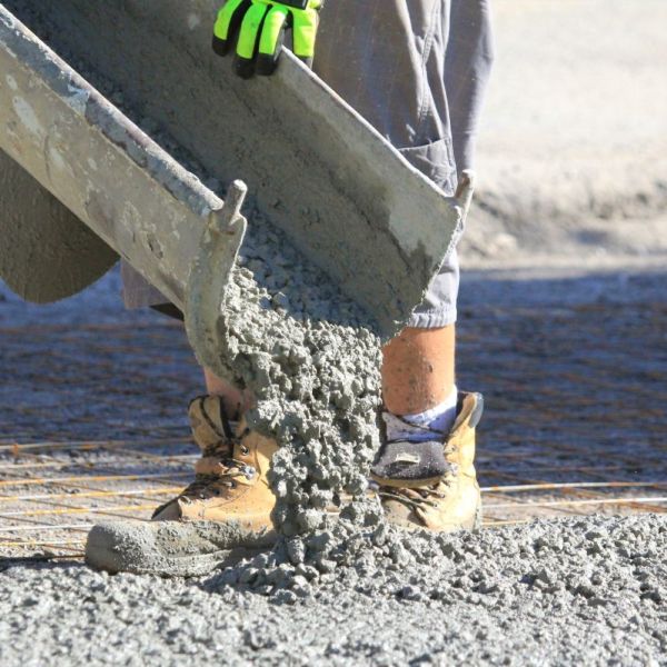 creating driveway with concrete pumping