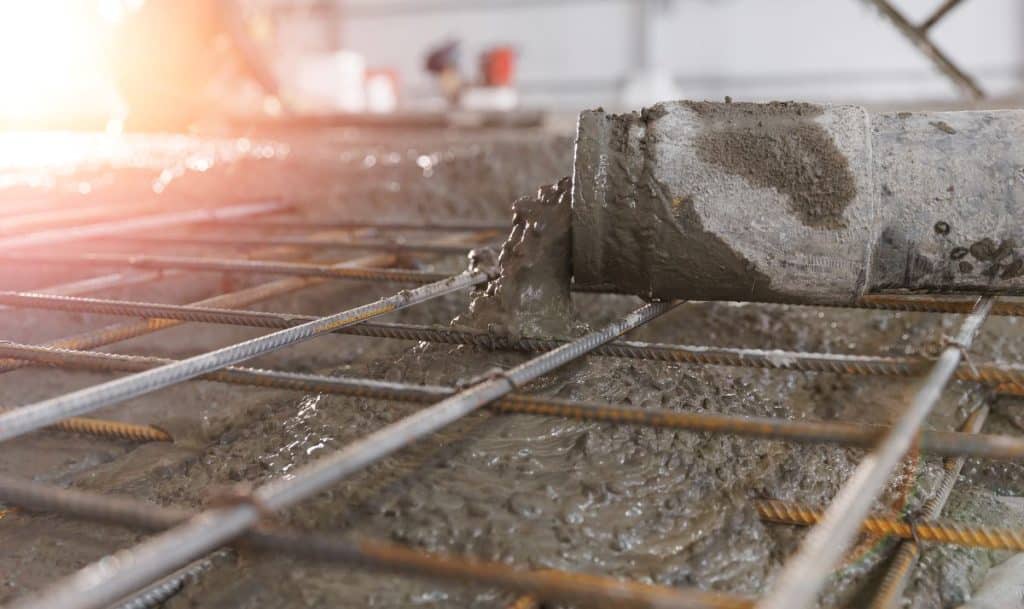 concrete pouring