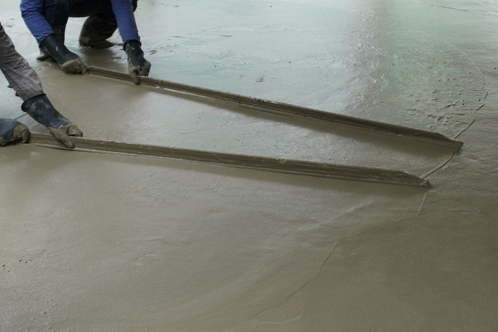 level a concrete floor